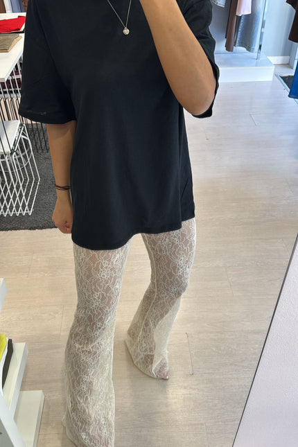 Pantalone pizzo bianco kk