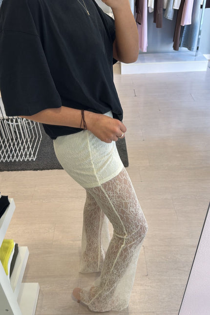 Pantalone pizzo bianco kk