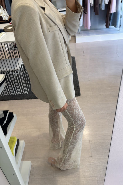 Pantalone pizzo bianco kk