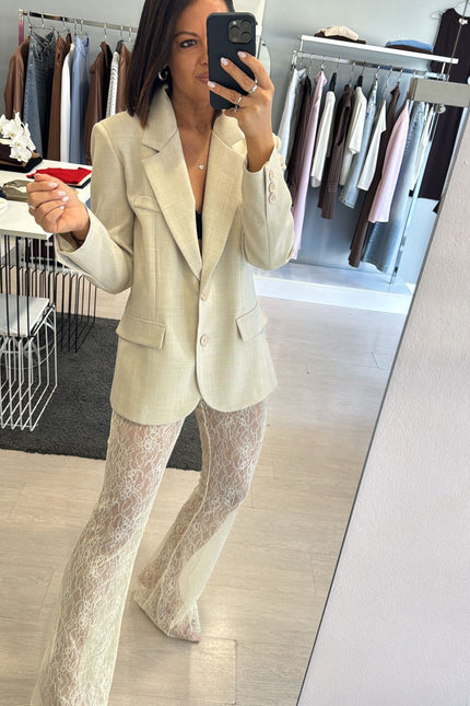 Pantalone pizzo bianco kk