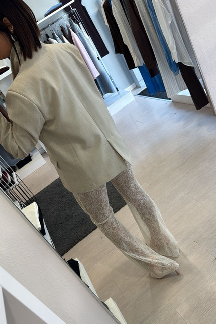 Pantalone pizzo bianco kk