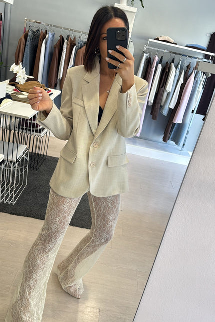Pantalone pizzo bianco kk