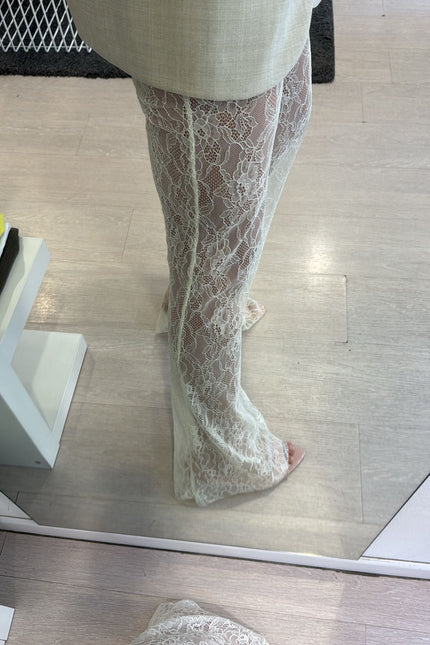 Pantalone pizzo bianco kk
