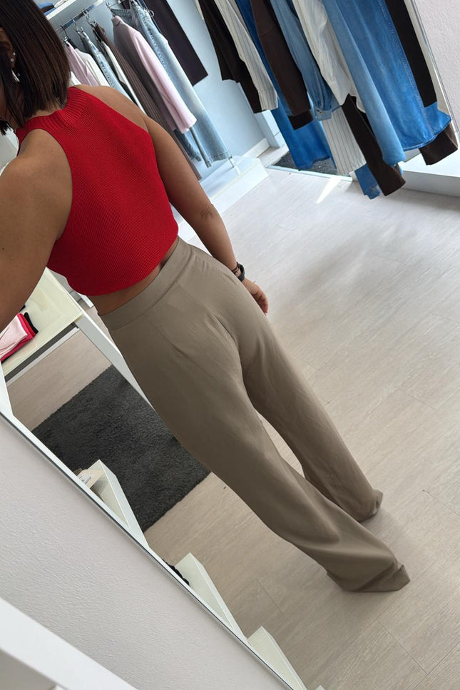 Pantalone tortora ak