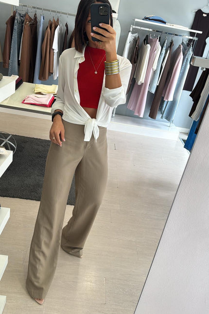 Pantalone tortora ak
