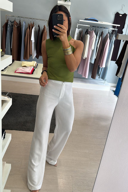 Pantalone bianco ak