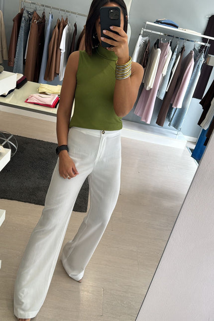 Pantalone bianco ak