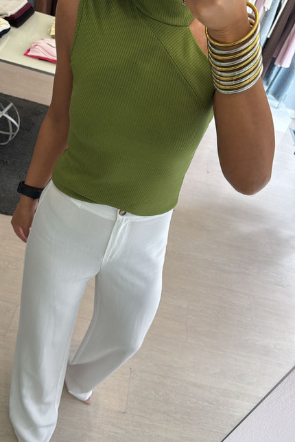 Pantalone bianco ak