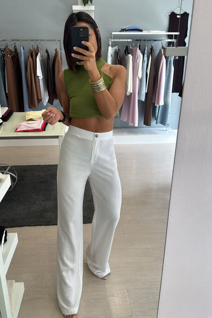 Pantalone bianco ak
