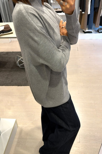 Lupetto oversize Grigio Kn