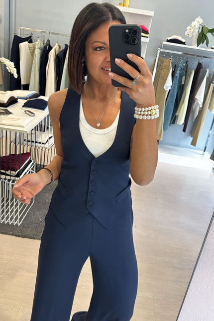 Gilet completo blu kn
