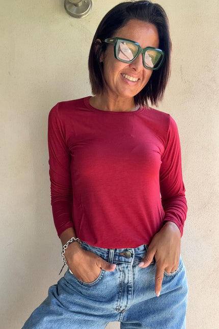 Maglia basica manica lunga