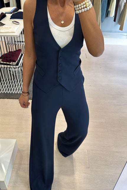 Gilet completo blu kn