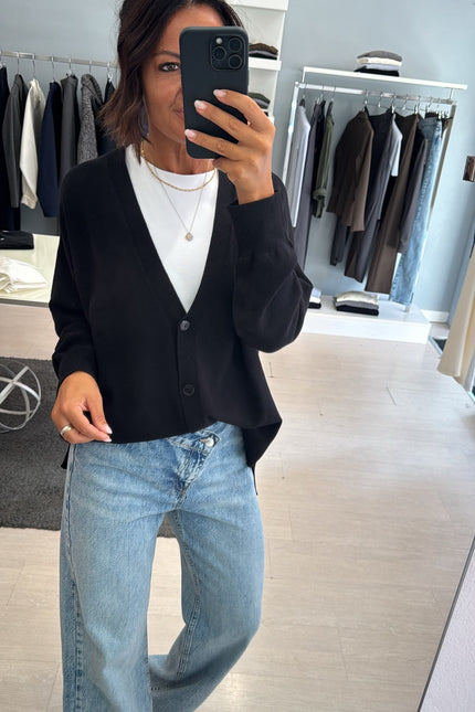 Cardigan over nero kn