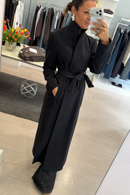 Cappotto lungo nero kk