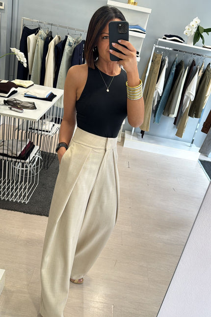 Pantalone completo sabbia