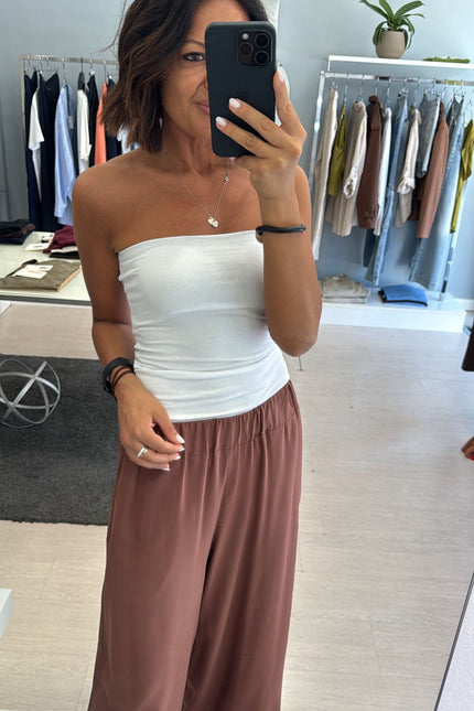 Pantalone viscosa tabacco cc