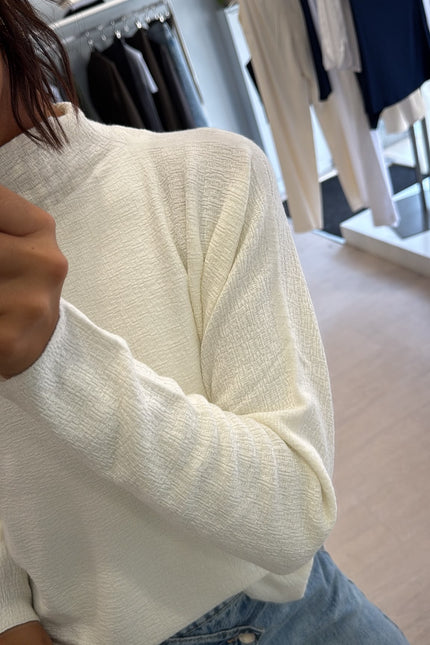 Lupetto kimono bianco kn