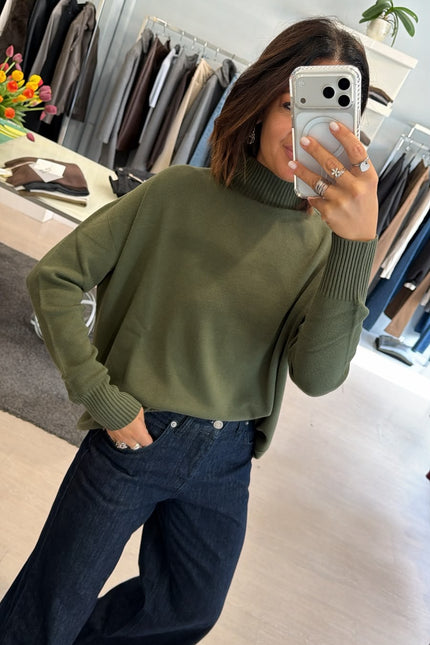 Lupetto oversize Khaki Kn