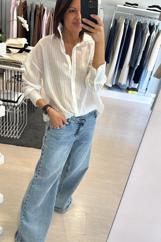 Camicia bianca oversize cc