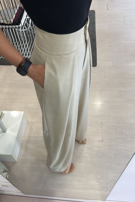 Pantalone completo sabbia