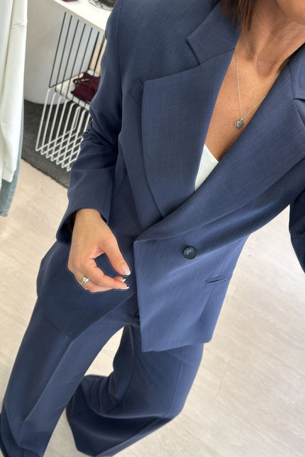 Giacca completo melange blue kk