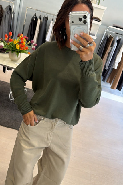 Girocollo khaki kn