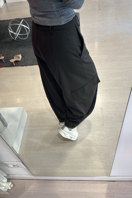 Pantalone cargo verde militare kn