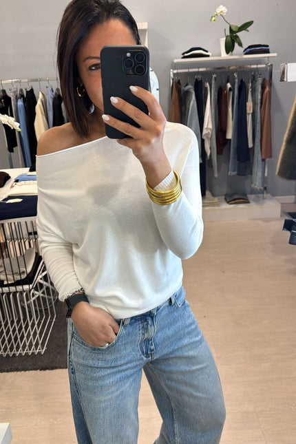 Maglia shiffer bianca