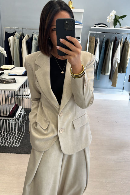 Giacca completo sabbia