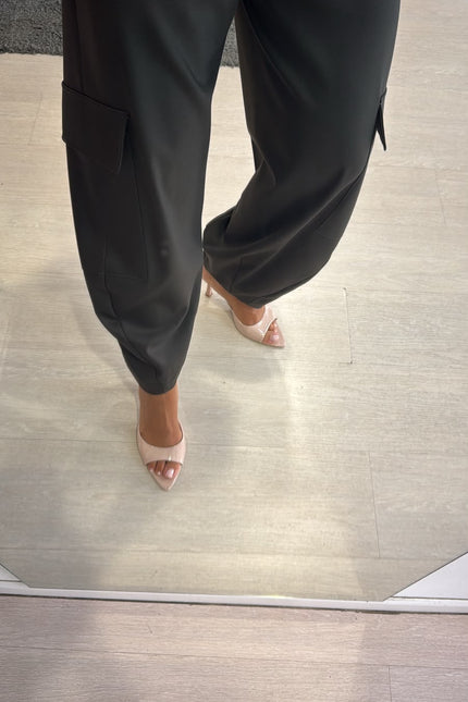 Pantalone cargo verde militare kn