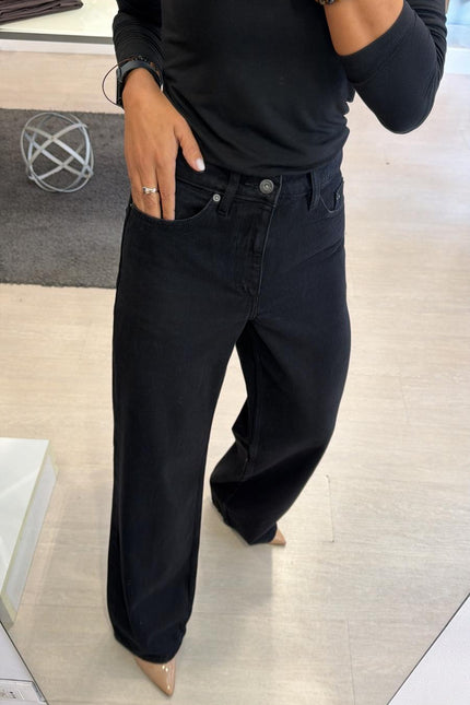 Jeans gamba dritta Nero Ic