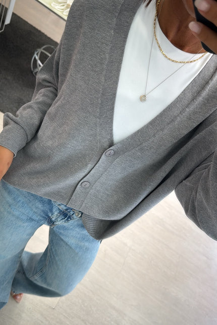 Cardigan over grigio kn