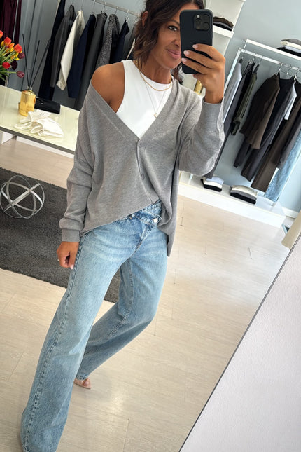 Cardigan over grigio kn