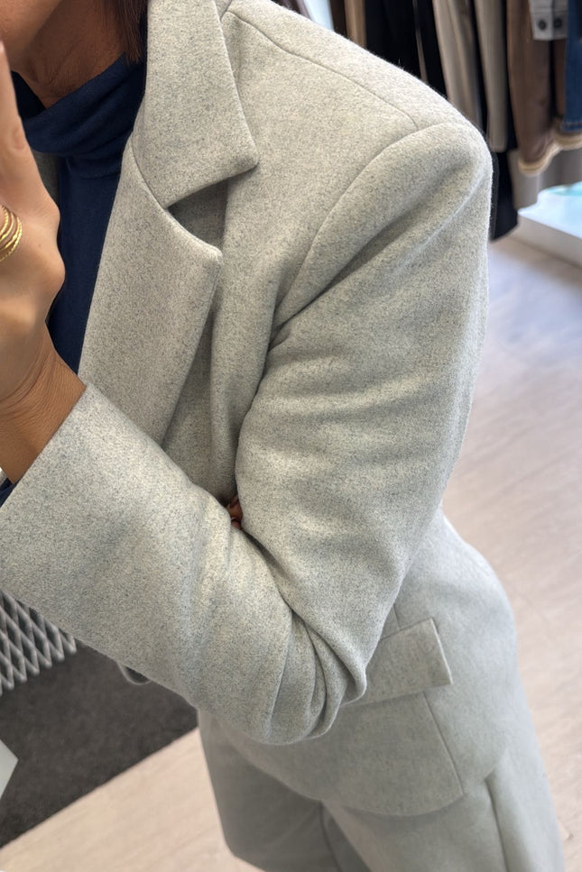 Giacca grigio melange