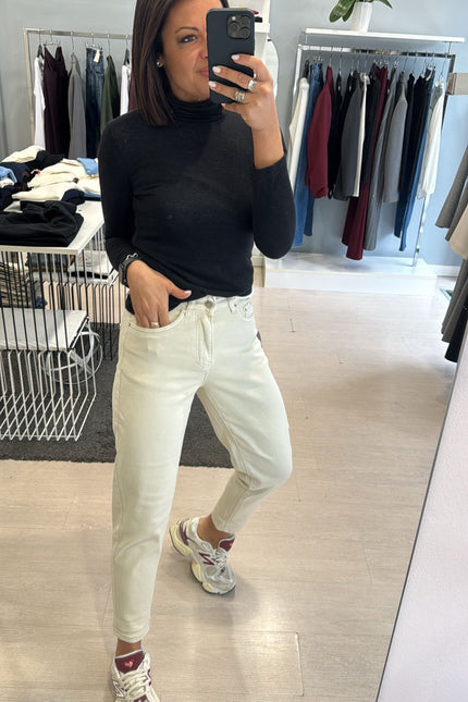 Denim slim fit sabbia