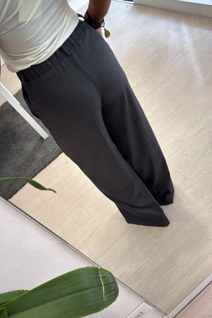 Pantalone dritto completo overshirt grigio piombo ak