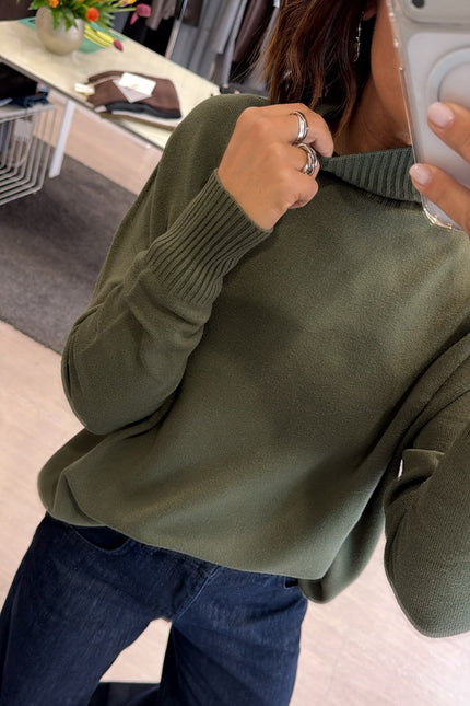 Lupetto oversize Khaki Kn