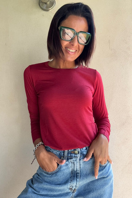 Maglia basica manica lunga