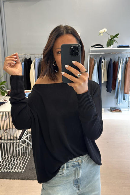 Scollo barca over nero