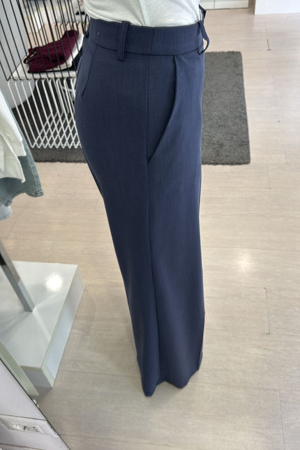 Pantalone completo melange blu kk