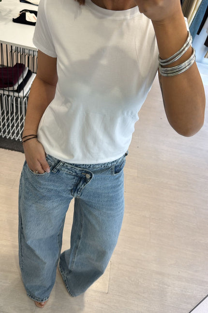 T-shirt regular bianca cc