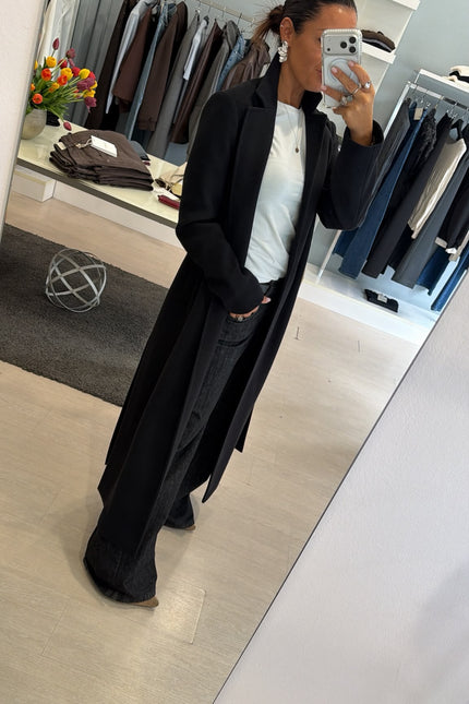 Cappotto lungo nero kk