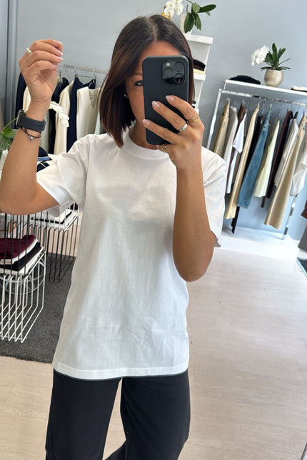 T-shirt bianca regular kn