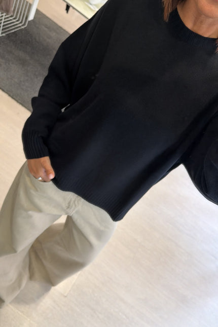 Girocollo nero kn