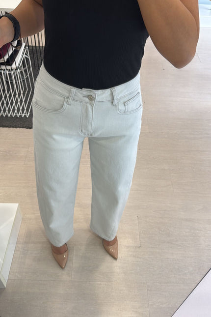 Jeans chiaro barrel