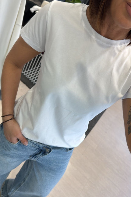 T-shirt regular bianca cc