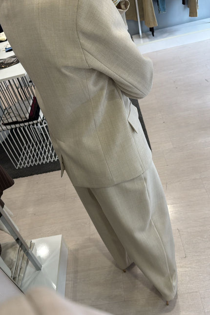 Giacca completo sabbia