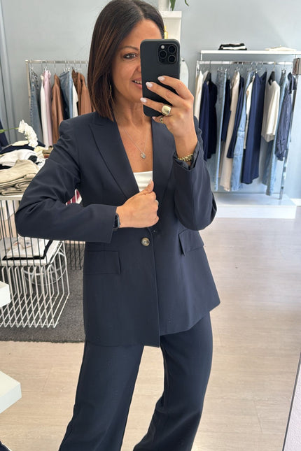 Giacca completo blu navy ak