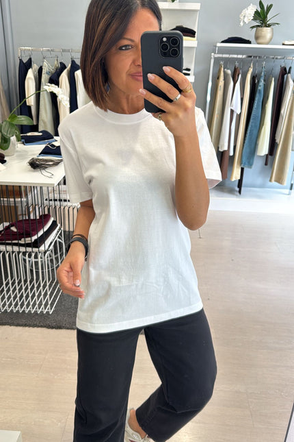 T-shirt bianca regular kn